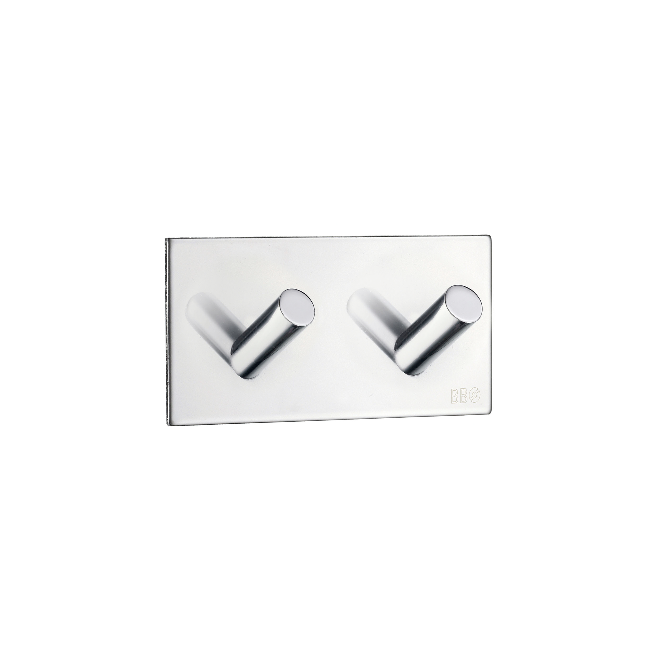 Smedbo House Collection Double Towel Hook - Brushed Chrome