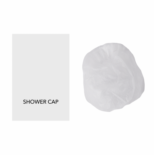 Shower Cap - White Line
