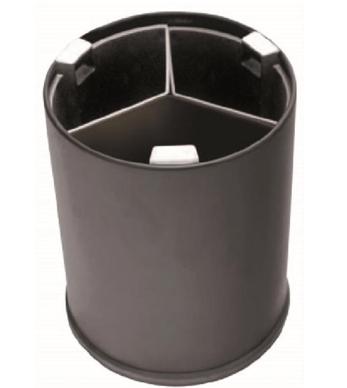 Waste basket waste management 13 l, Black