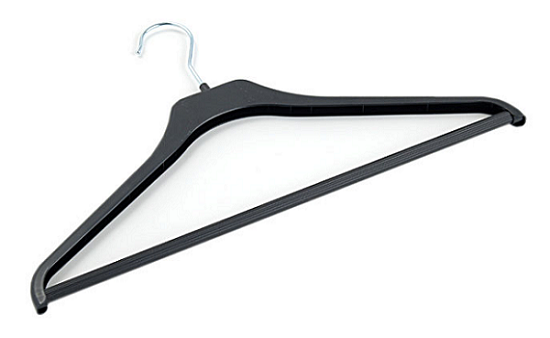 Hanger plastic with bar