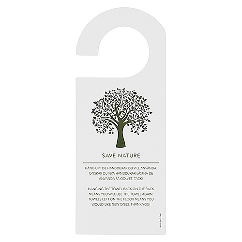 Skylt "Save Nature" Svensk/Engelsk