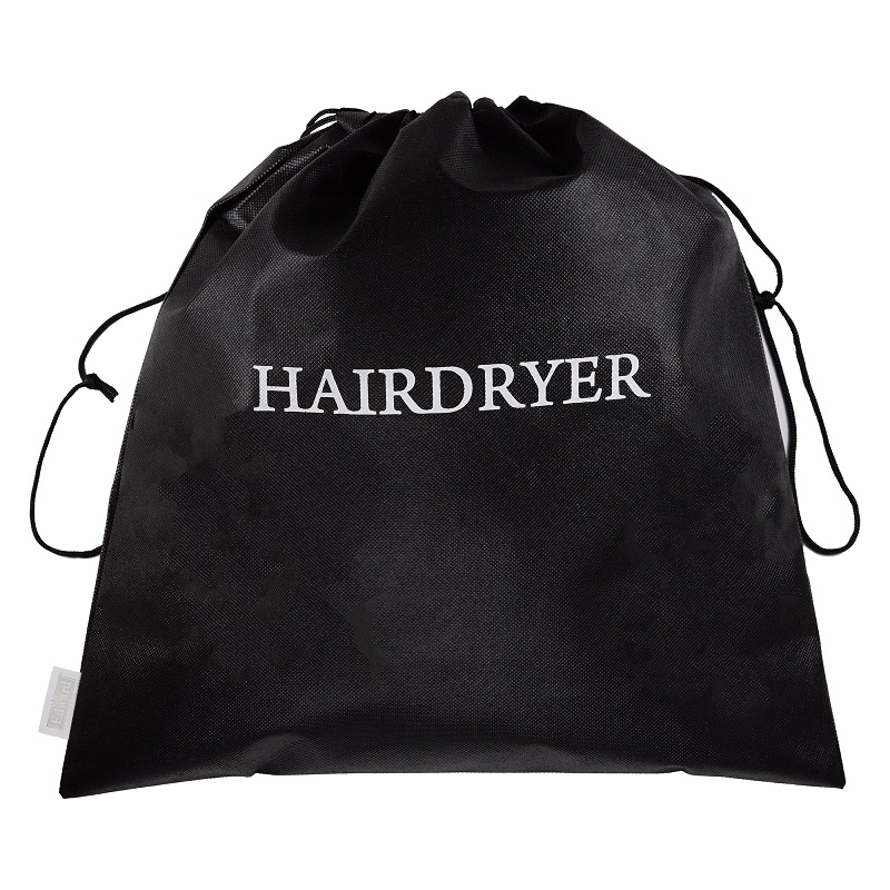 Hairdryer bag Black, nonwoven