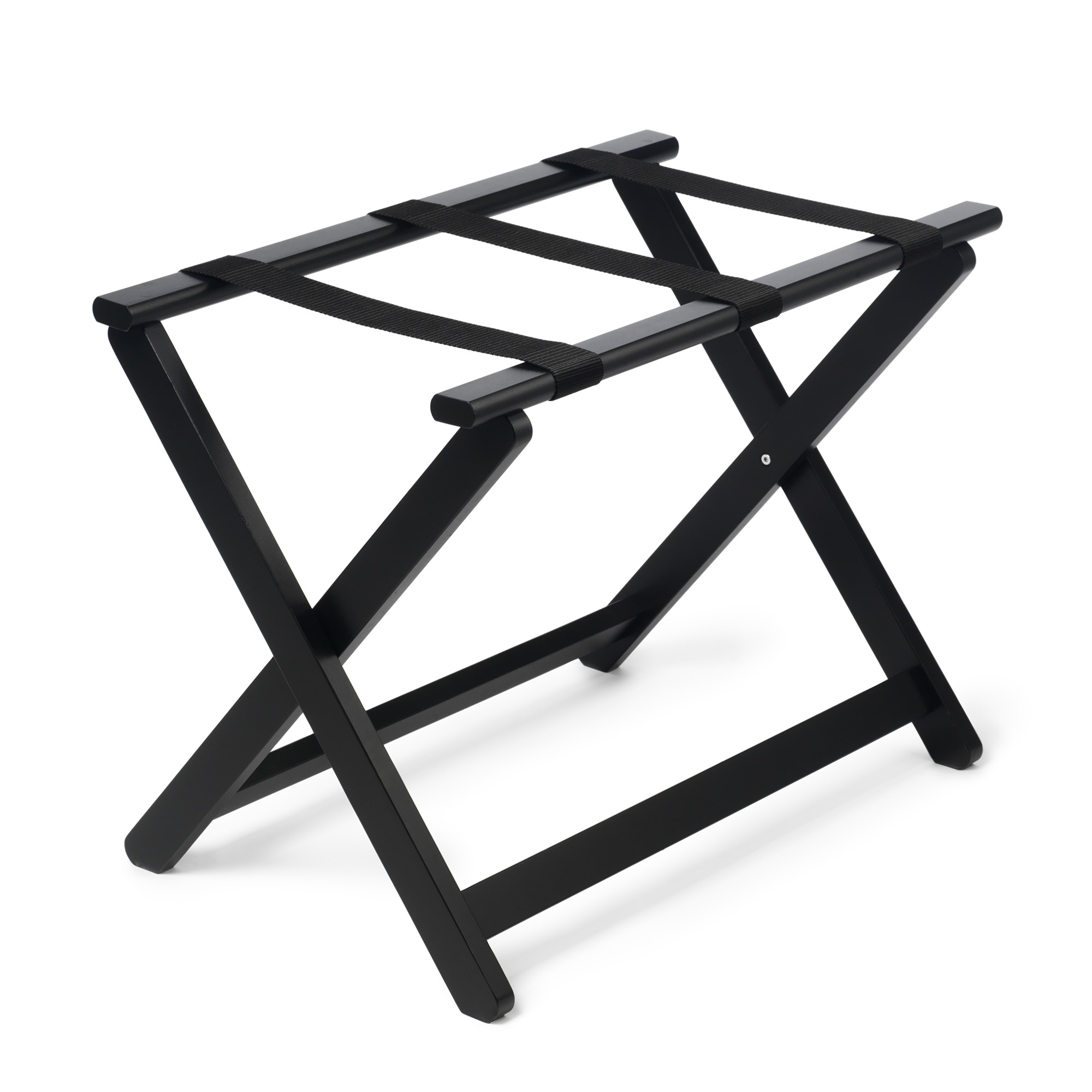 Luggage rack Edward Swedish birch H47xD38xW65, Black 