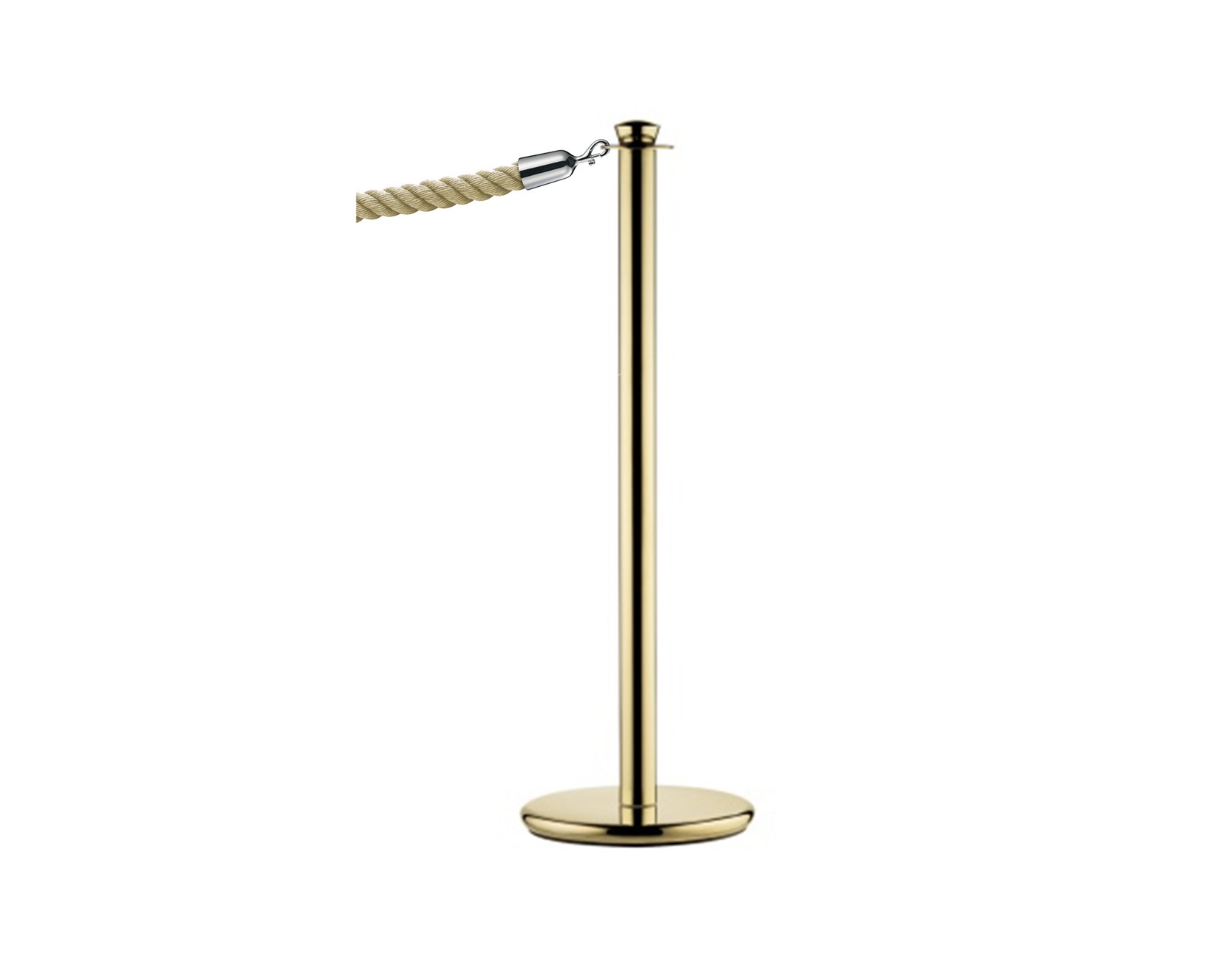 Avgränsningsstolpe Ascolia Luxor mässing