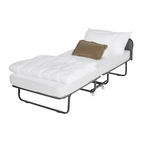 Rollaway folding bed Edward Ritz - Pocket mattress, medium firm