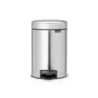 Pedal bin Brabantia Newicon 3 l, Matt Steel, fingerprint proof