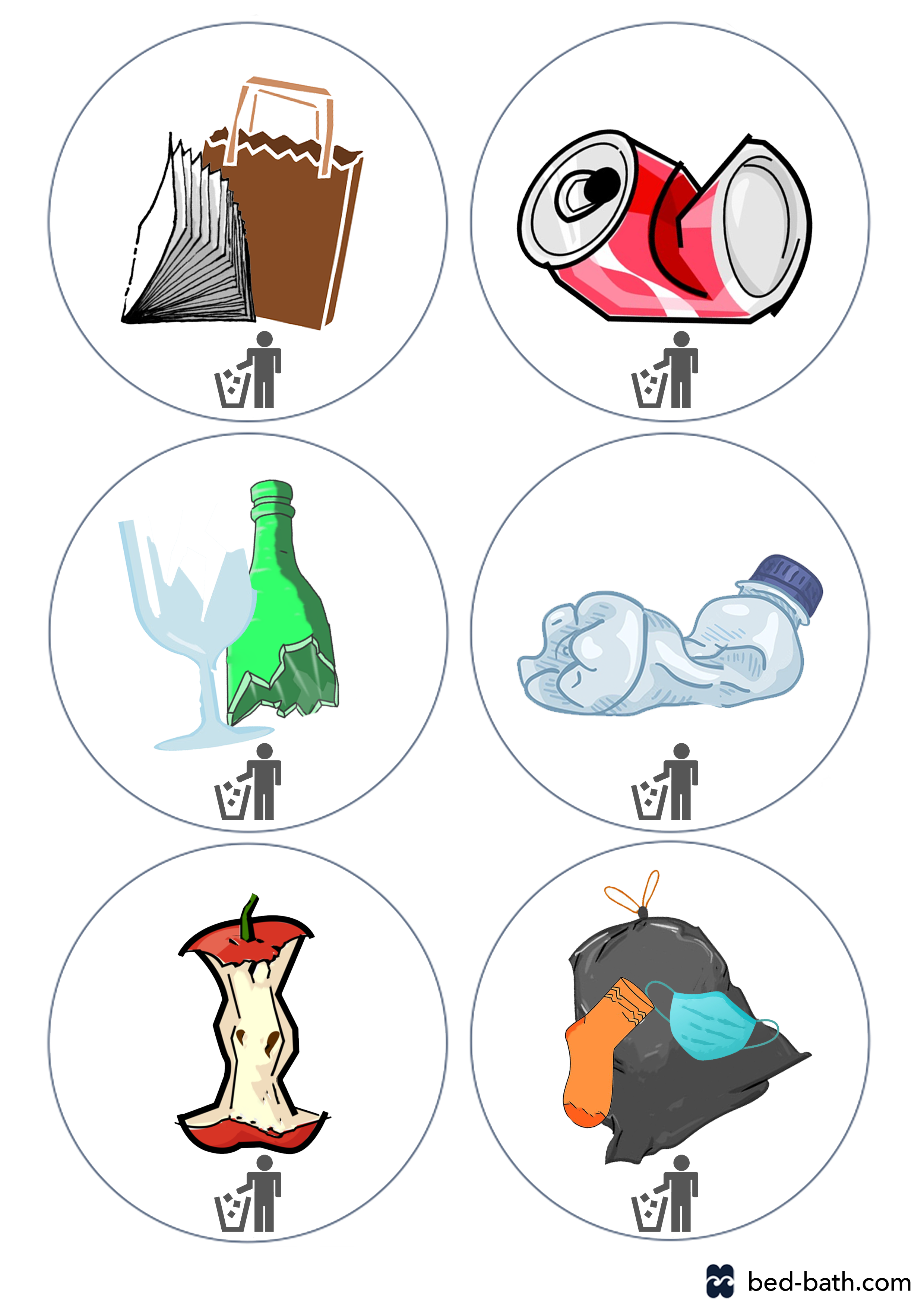 Klistermärke sortering 