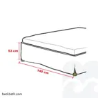 Sängkappa Panama 200x200 cm