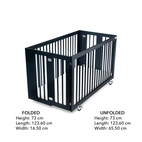 Crib Edward, EU certified through SP, Black