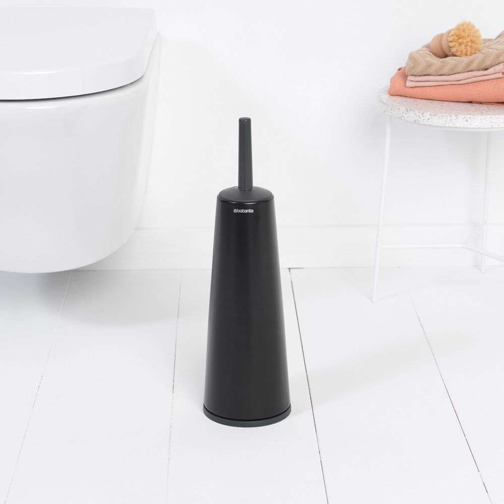 Toilet brush with holder Brabantia, Black/Black