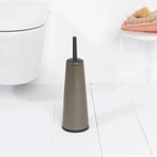 Toilet brush with holder Brabantia, Platinum/Black