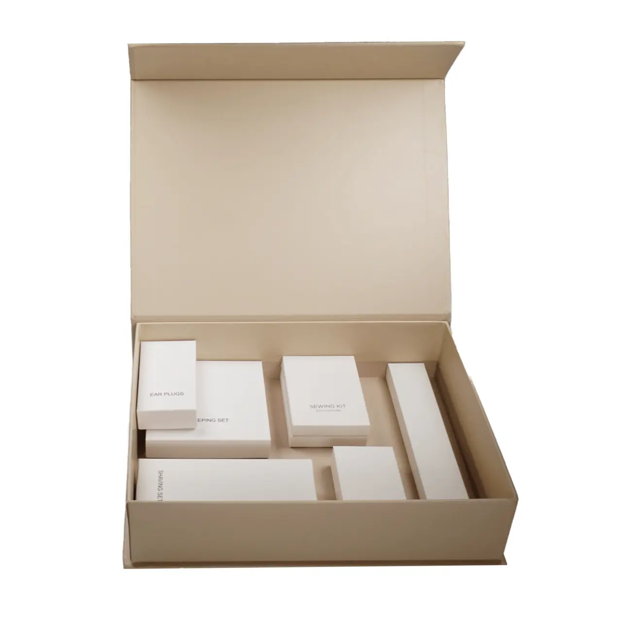 Presentation box for guest amenities