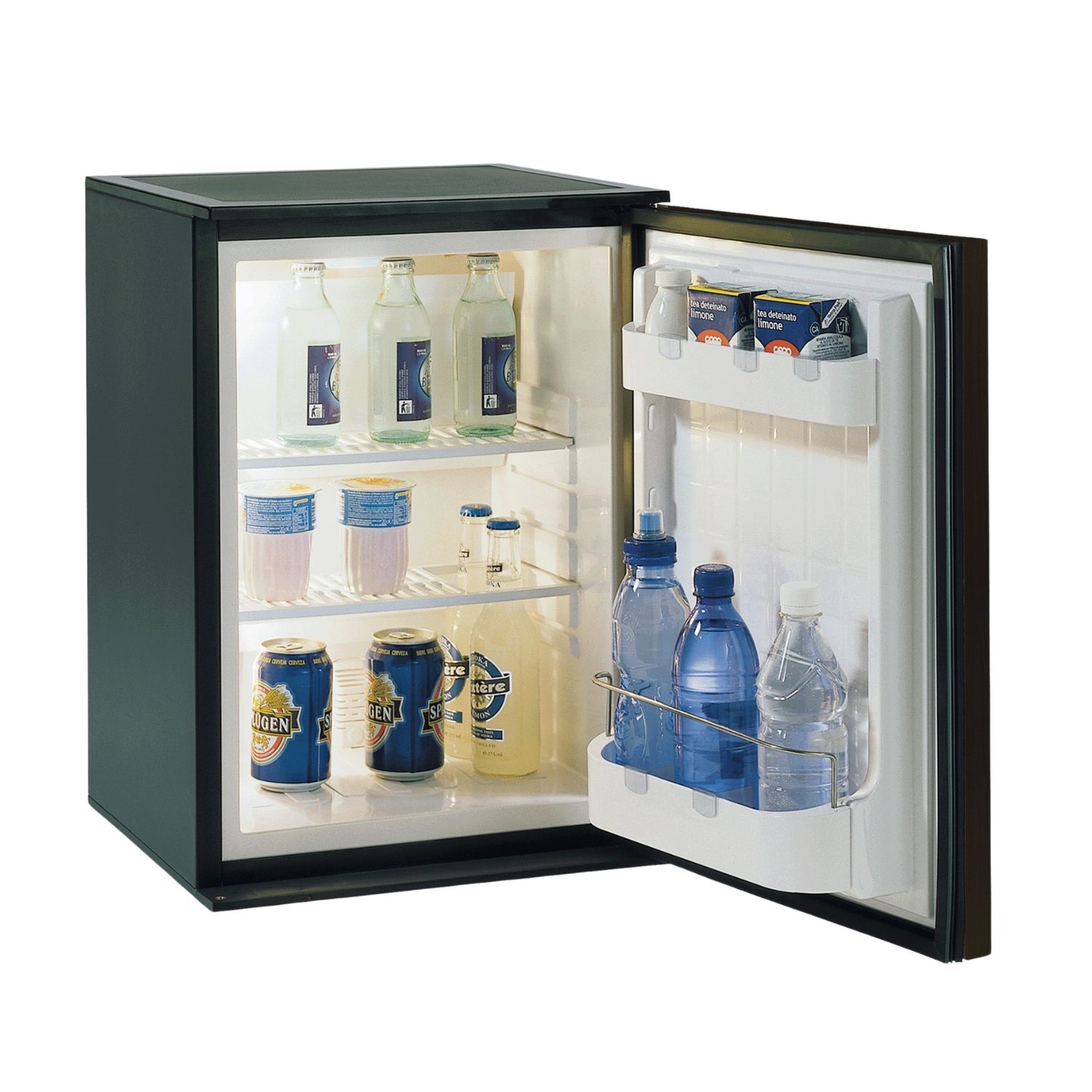 Minibar Edward Absorption 33L.  Black.  Made in Italy