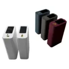 Waste sorting bin Drop top 62 l, White