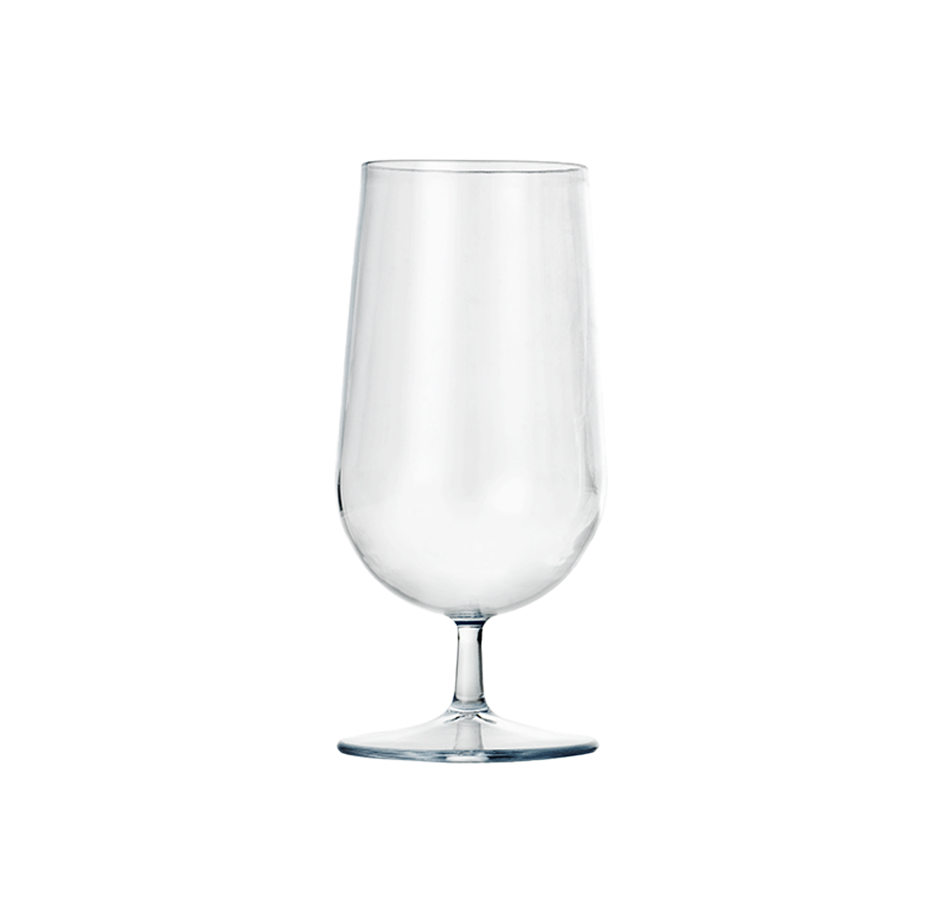 Beer glass PET 50 cl, heat-resistant
