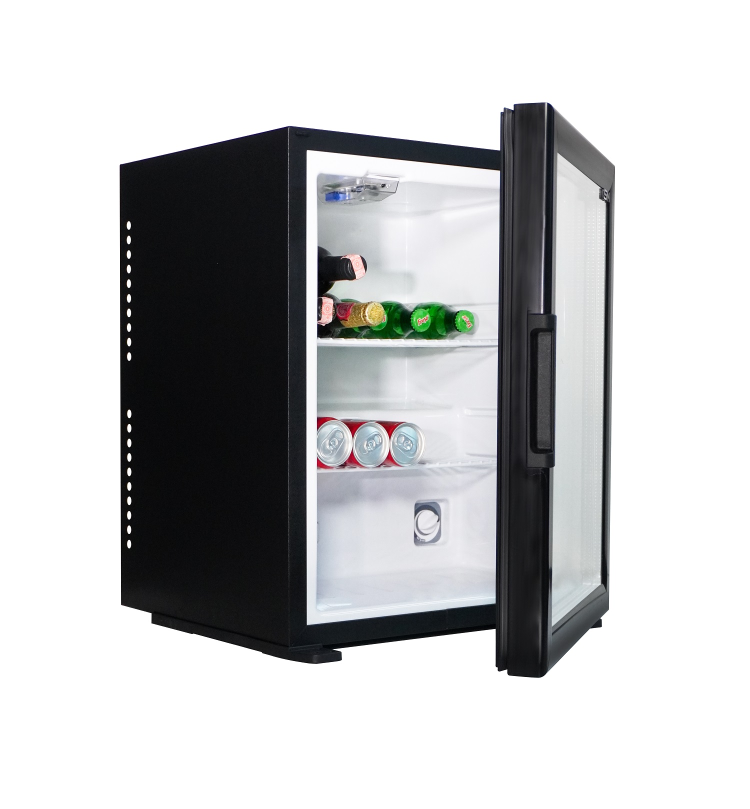 Minibar Edward Kompressor 40 l, glasdörr, Svart