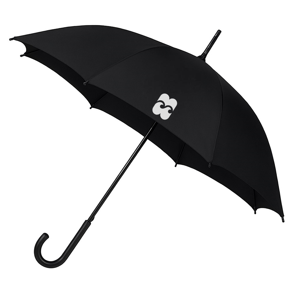 Umbrella with your logo 1-color print, Black