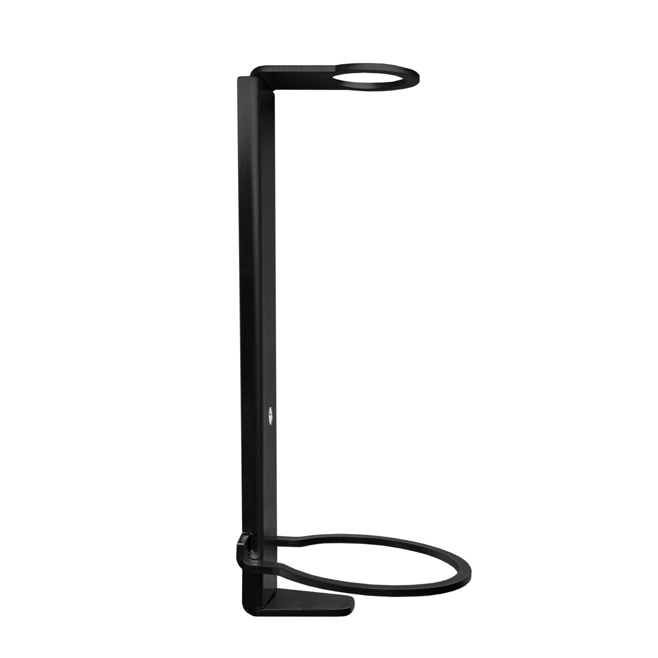 Vägghållare låsbar 300ml. Matt Svart stål