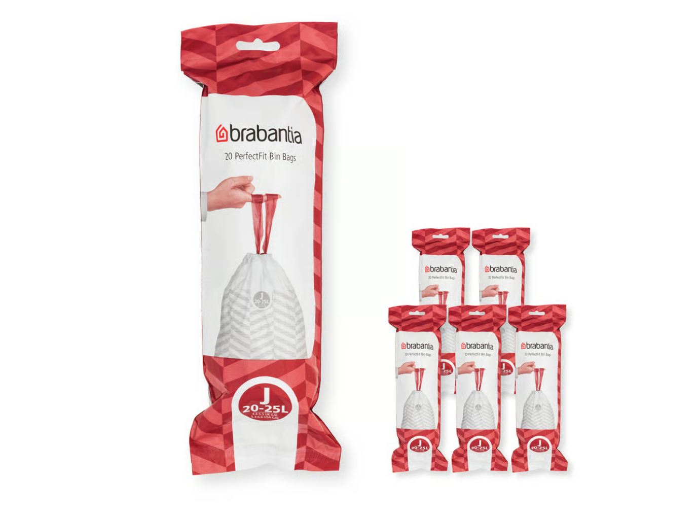 PerfectFit bag Brabantia 20-25 l, Code J