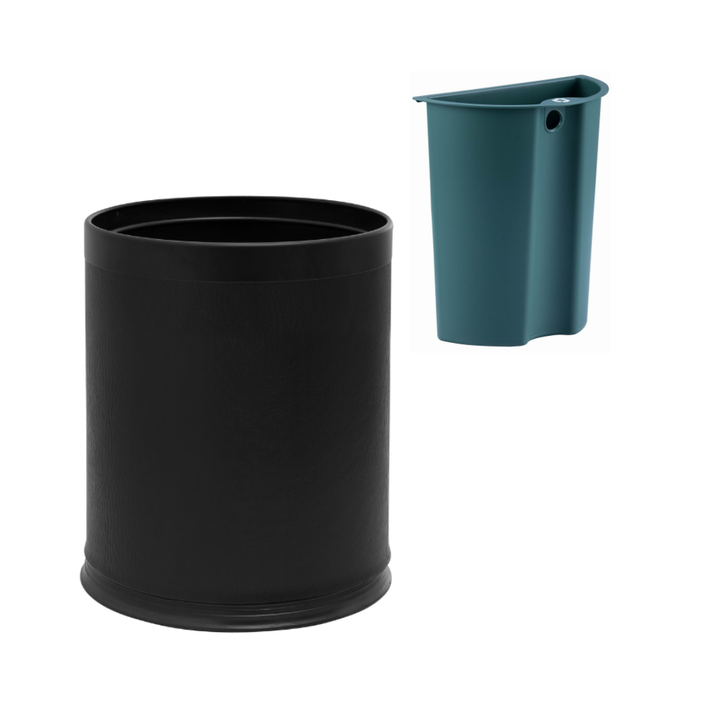 Papperskorg Edward Easy Tidy 10 l, Svart