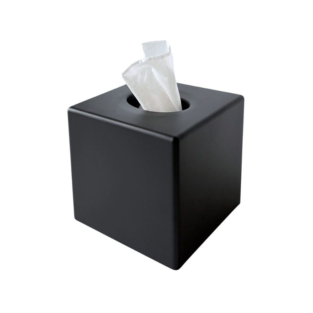 Pappersdispenser Kub, Matt Svart