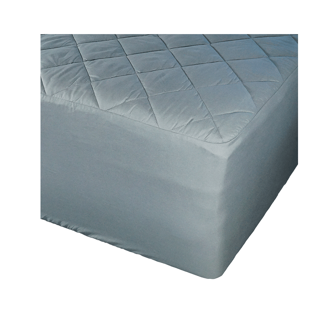 Mattress protector Gray/Green 80x200 cm